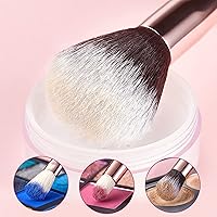 Vista 4 de Jessup - Conjunto de brochas de maquillaje profesional de 25 piezas, brochas cosméticas para base en polvo, colorete, sombra de ojos, mezcla