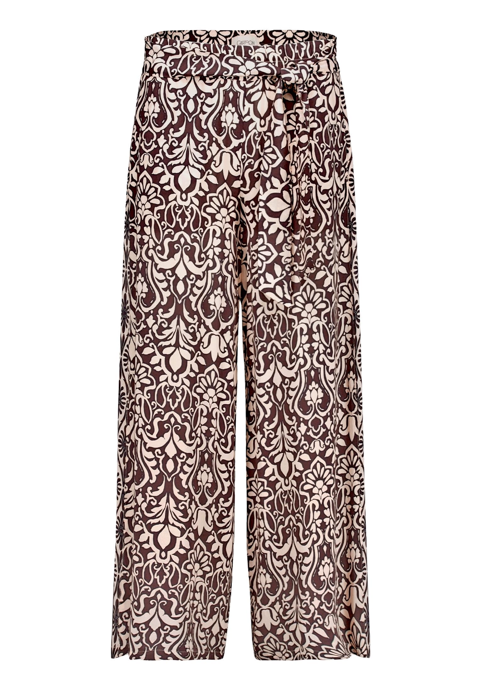 Cartoon Damen Palazzo-Hose mit Gummizug
