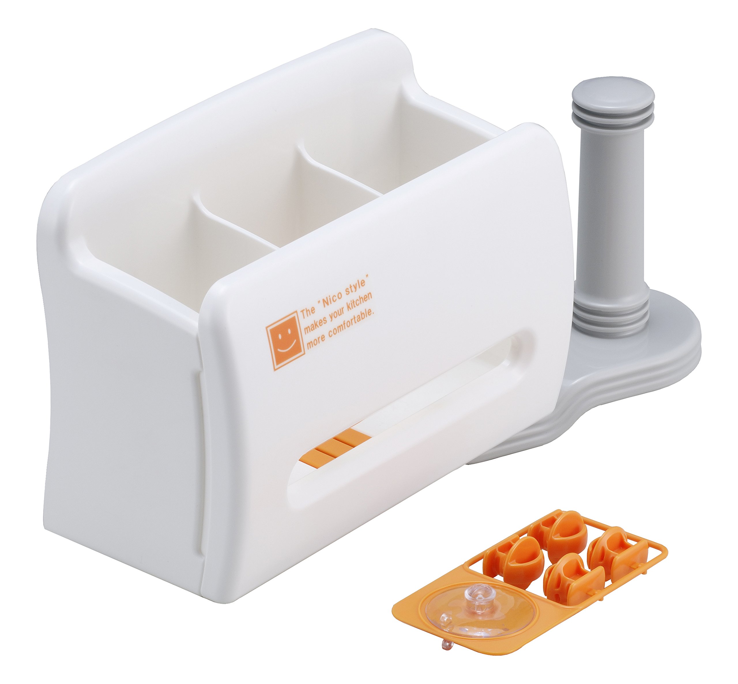 Inomata Chemical Kitchen Paper Holder, W 12.8 x D 4.4 x H 6.9 inches (32.4 x 11.2 x 17.6 cm), Turnpaper Holder