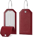 VULKIT Luggage Tags 2 Pack Baggage Tags for Suitcase, Backpacks & Briefcase, Travel Essentials & Cruise Accessories