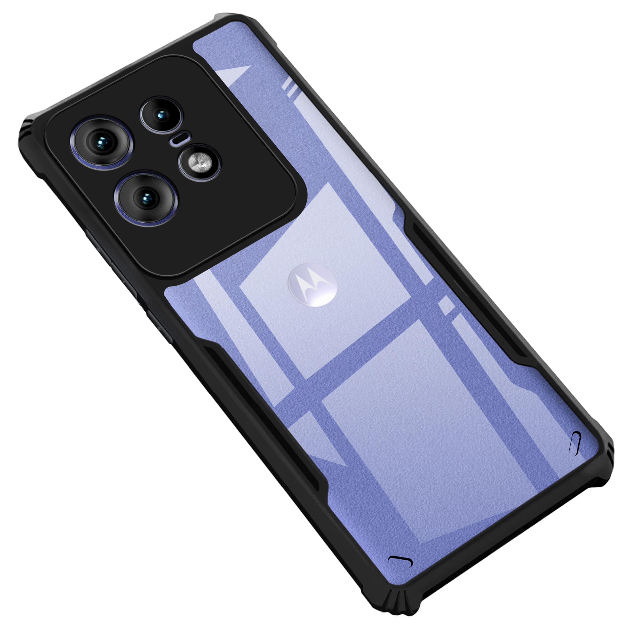 Zapcase Back Case Cover for Motorola Edge 50 Pro 5G | Compatible for Motorola Edge 50 Pro 5G Back Case Cover | Clear Case with Camera Protection | (TPU + PC | Matte Black) (B0D2D9DN2M) Amazon Price History, Amazon Price Tracker