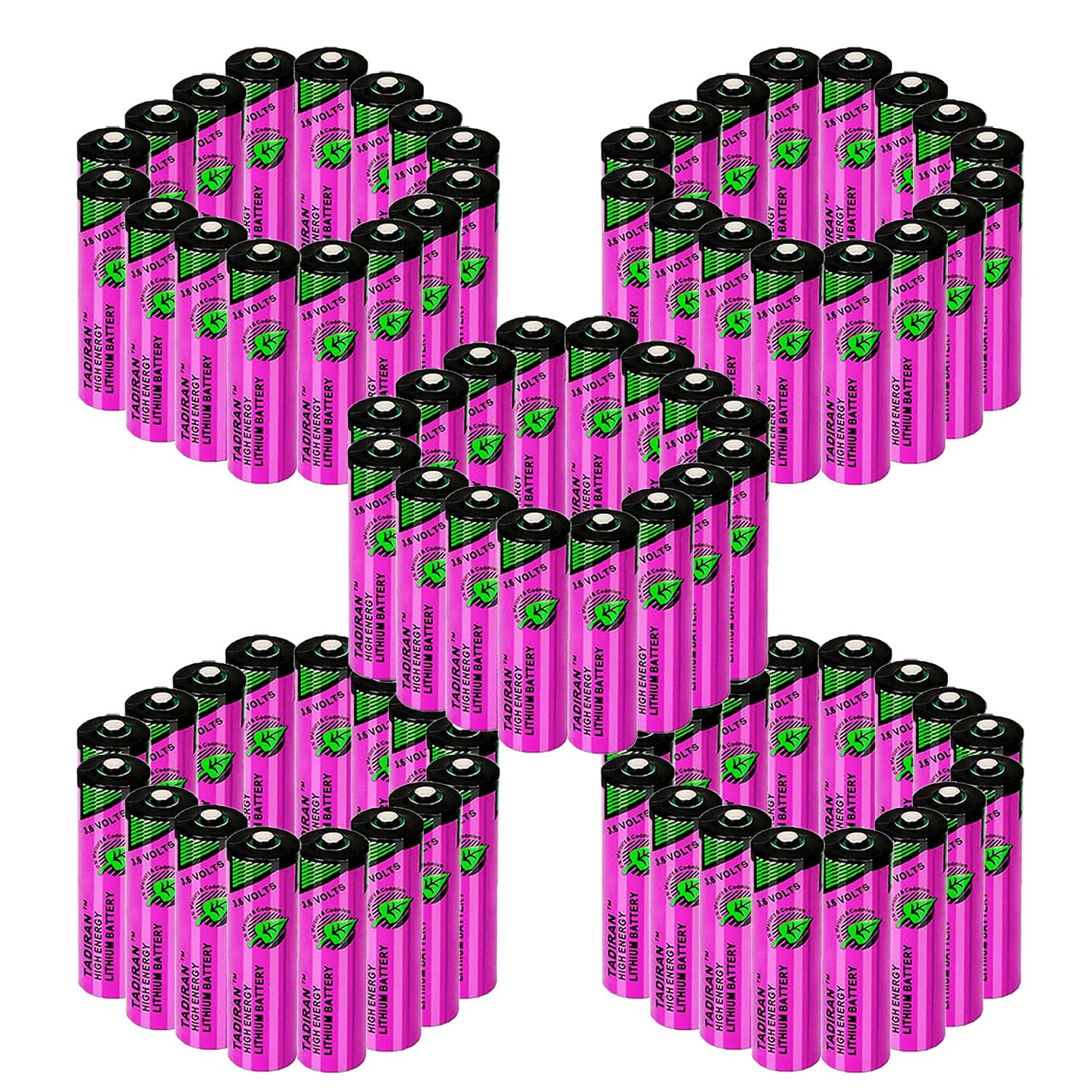 80 Pack TL-5903 SL-360 3 6V 2400mAh AA PLC Battery for Tadiran TL-5903 SL-360 S7-400 ER14500 ER14505 TL-2100