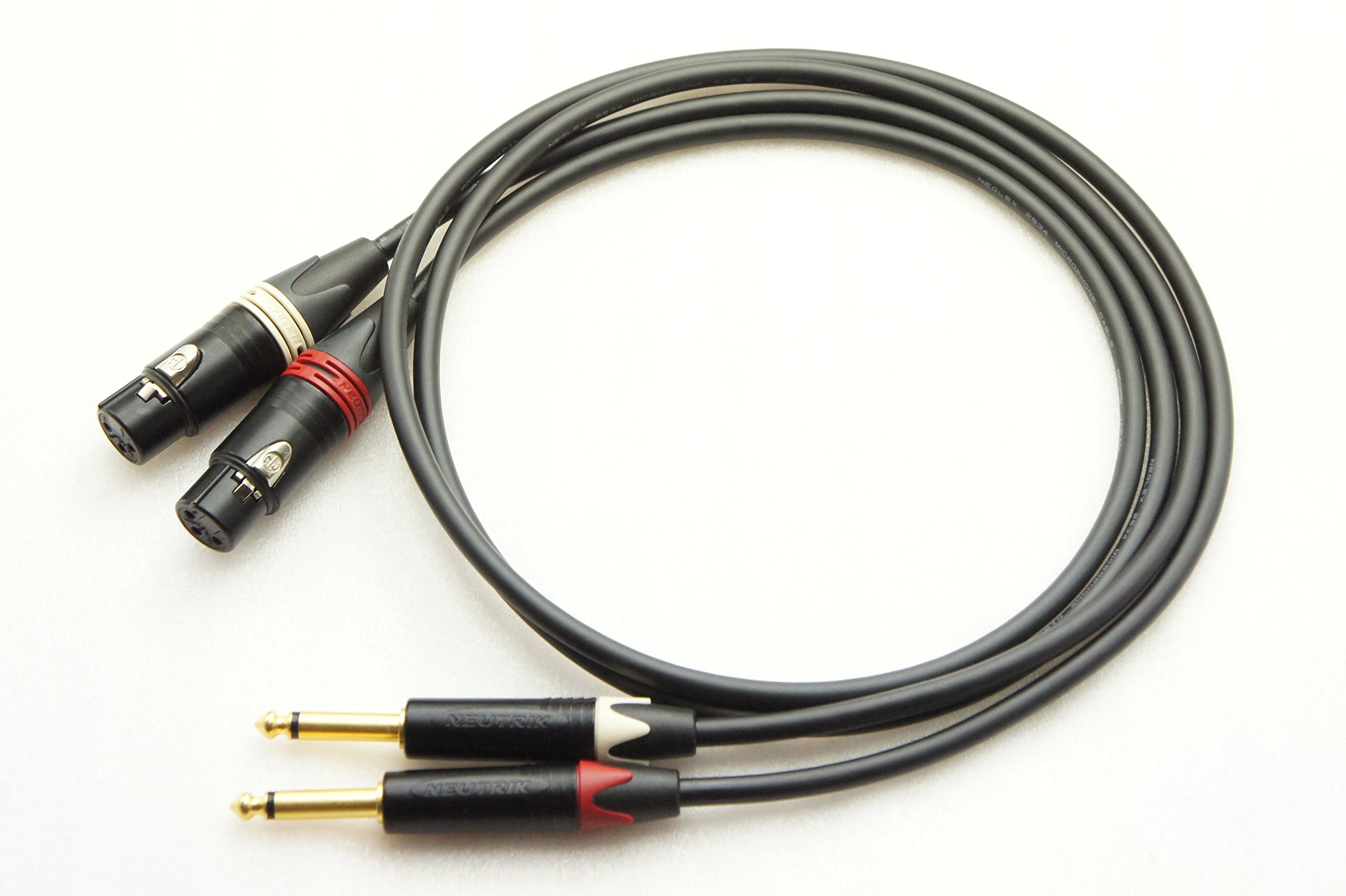 Amazon | MOGAMI 2534 XLR(メス)→TSフォン 2本ペアケーブル (2m