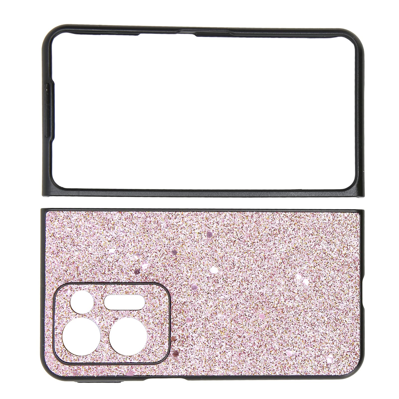 Cocoarm Crystal Custodia per Telefono per Find N2, 32g (Glitter rosa)