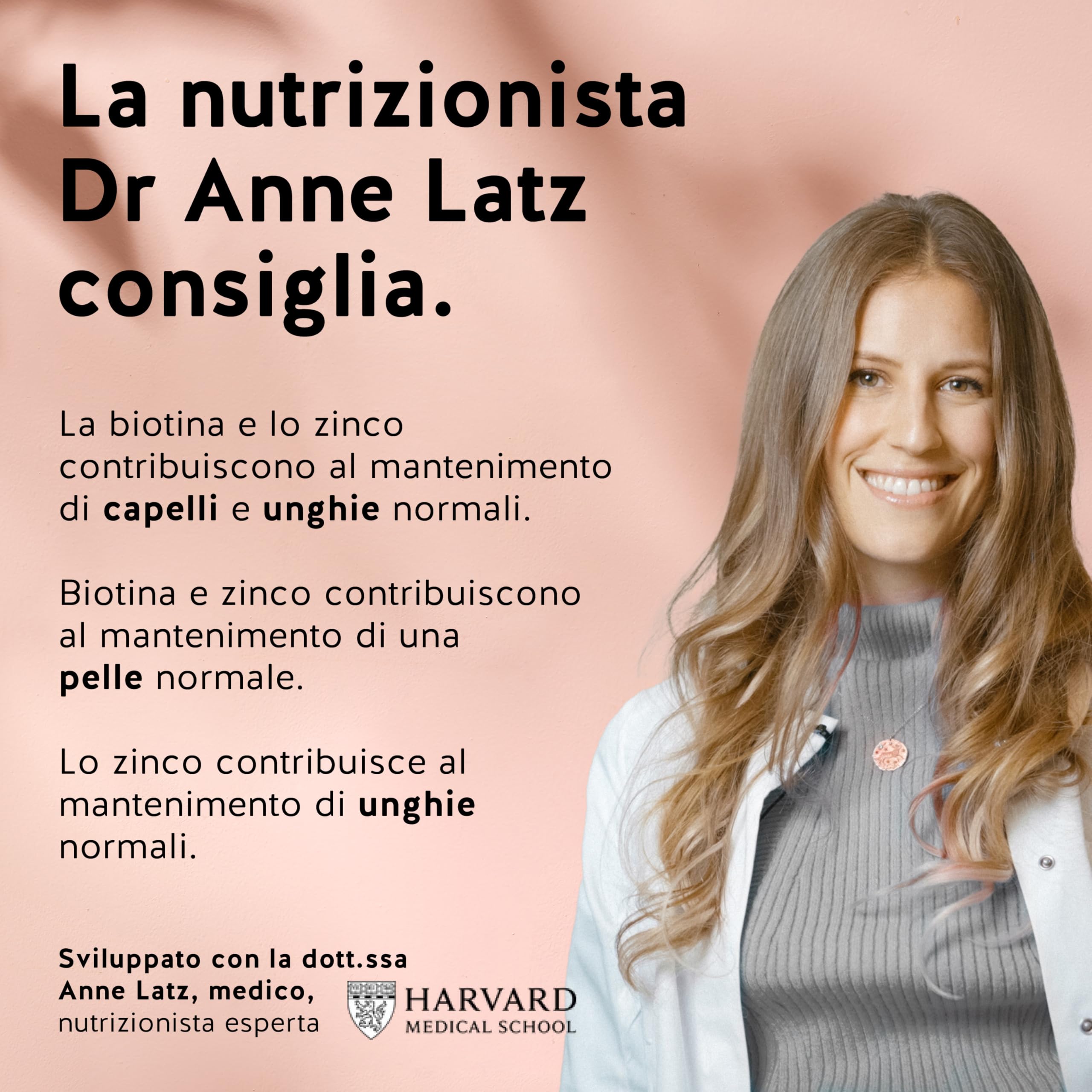Caramelle Gommose Biotina Ah-mazing Hair Vitamins per Capelli, Pelle e Unghie – 5000 µg di Biotina, Zinco, Vitamine B6, C, E, Acido Folico & Iodio – 60 pezzi (2 mesi), Vegano, Bears with Benefits