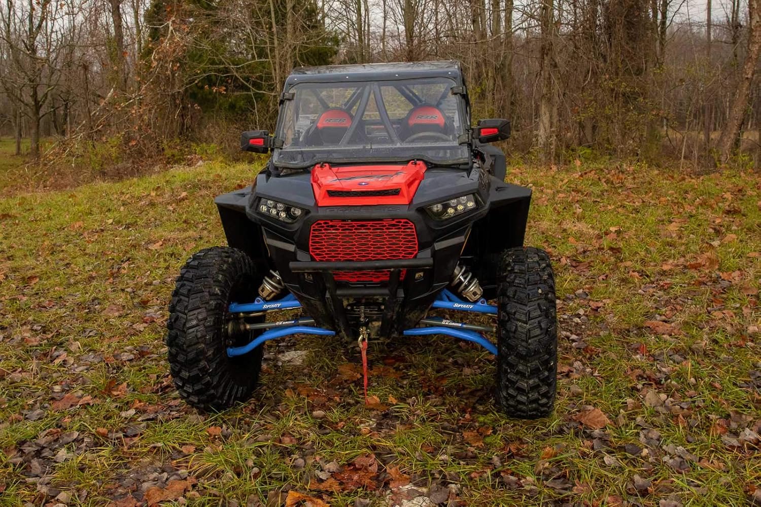 SuperATV High Clearance 1.5'' Forward Offset A-Arms for Polaris RZR XP 1000 / XP 4 1000 (2014-2023) - Voodoo Blue