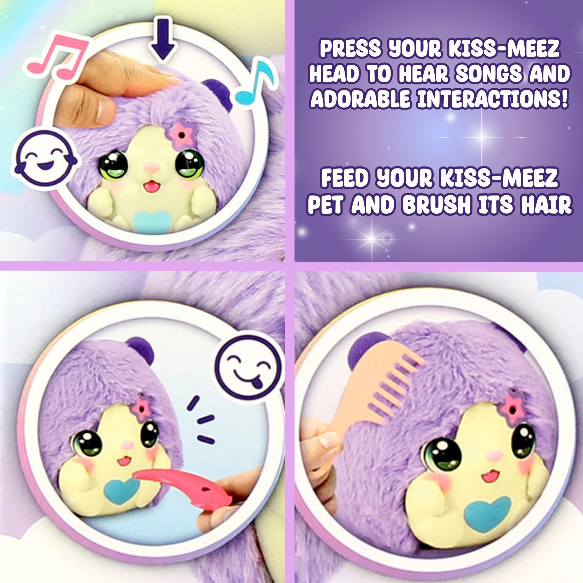 Funtasy Family Kiss-meez Hamster, Electronic Kids Hamster Toy - Image 3
