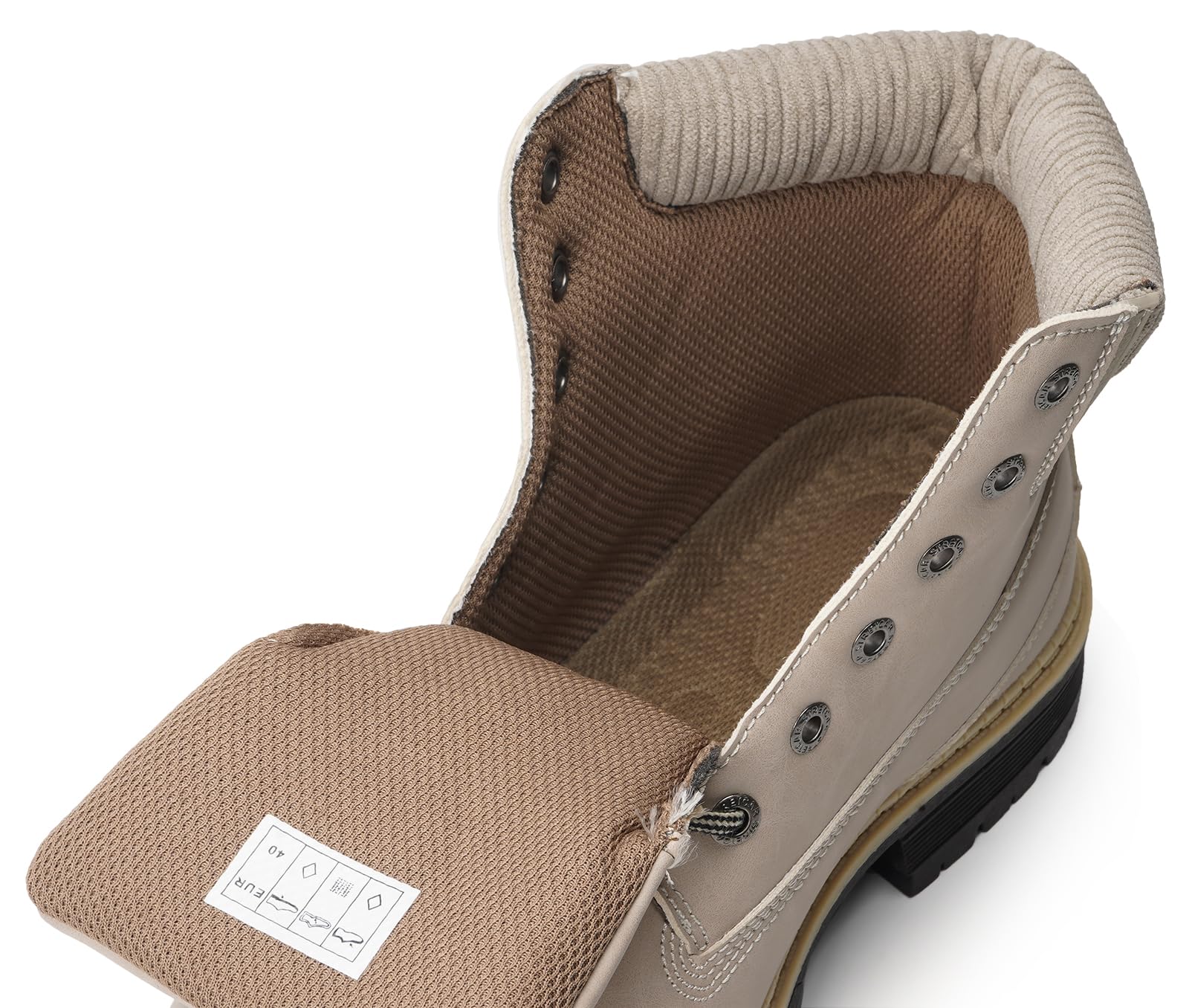 Stivali Uomo Donna Inverno Scarpe da Neve Caldi Snow Boots Impermeabili Stivaletti Pelliccia Stringate Outdoor