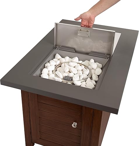 Miniatura 12 de Cuisinart COH-100 Patio al aire libre Empuje para encender encendido, diseño 2 en 1 para fogata a mesa de café, quemador de 40,000 BTU