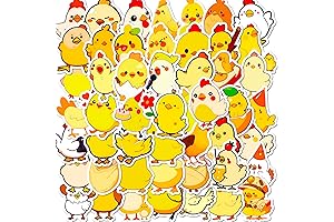 Cute Waterproof 100 Pcs Chick Stickers for Chicken Lovers