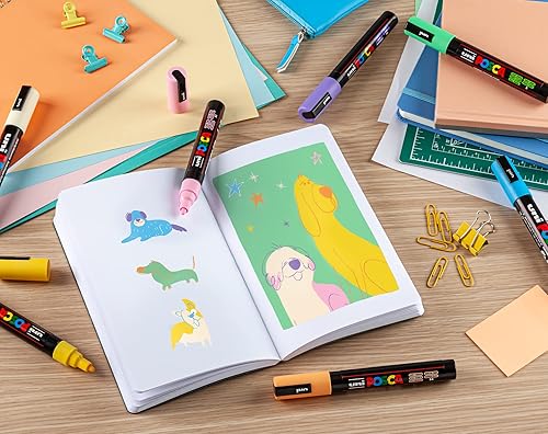 Miniatura 3 de CF4 POSCA PASTEL MEDIO - Y18324