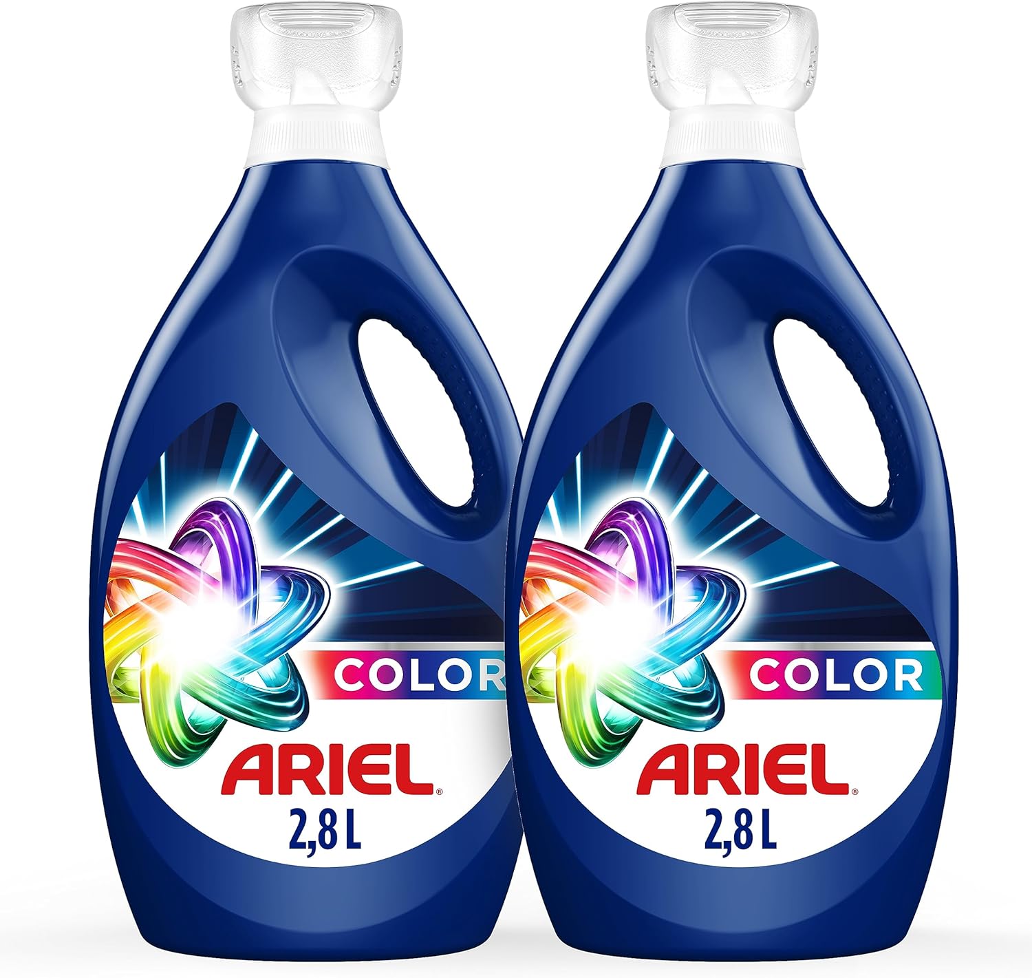 ARIEL Color, Detergente Líquido, 2x2.8L, Total 5.6L, 90 Lavadas, con ...