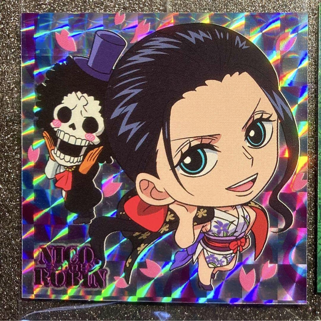 ニコ・ロビン 誕生日ステッカー ワンピース 非売品 レア ニコ