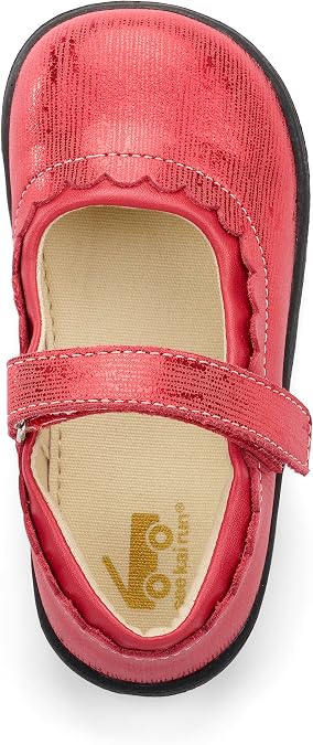 See Kai Run Jane II Shoes for Kids Ideal for Toddlers and Little Kids Leather Upper Hook and Loop Strap