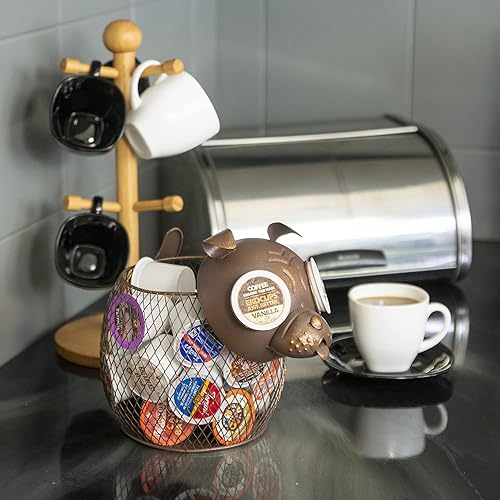 Miniatura 2 de Made Easy Kit Organizador de cápsulas de café Decoración funcional de la barra de café para el hogar, accesorios de almacenamiento de encimera de