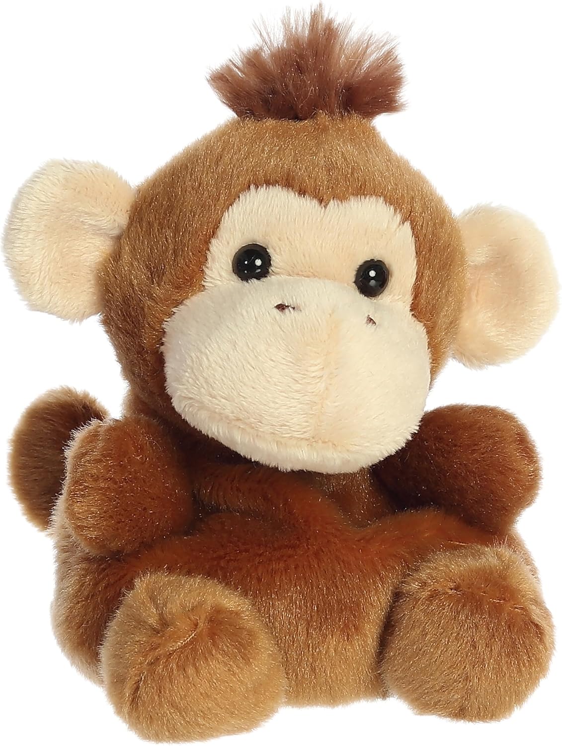 Aurora® Adorable Palm Pals™ Boomer Monkey™ Stuffed Animal - Pocket-Sized Play - Collectable Fun - Brown 5 Inches