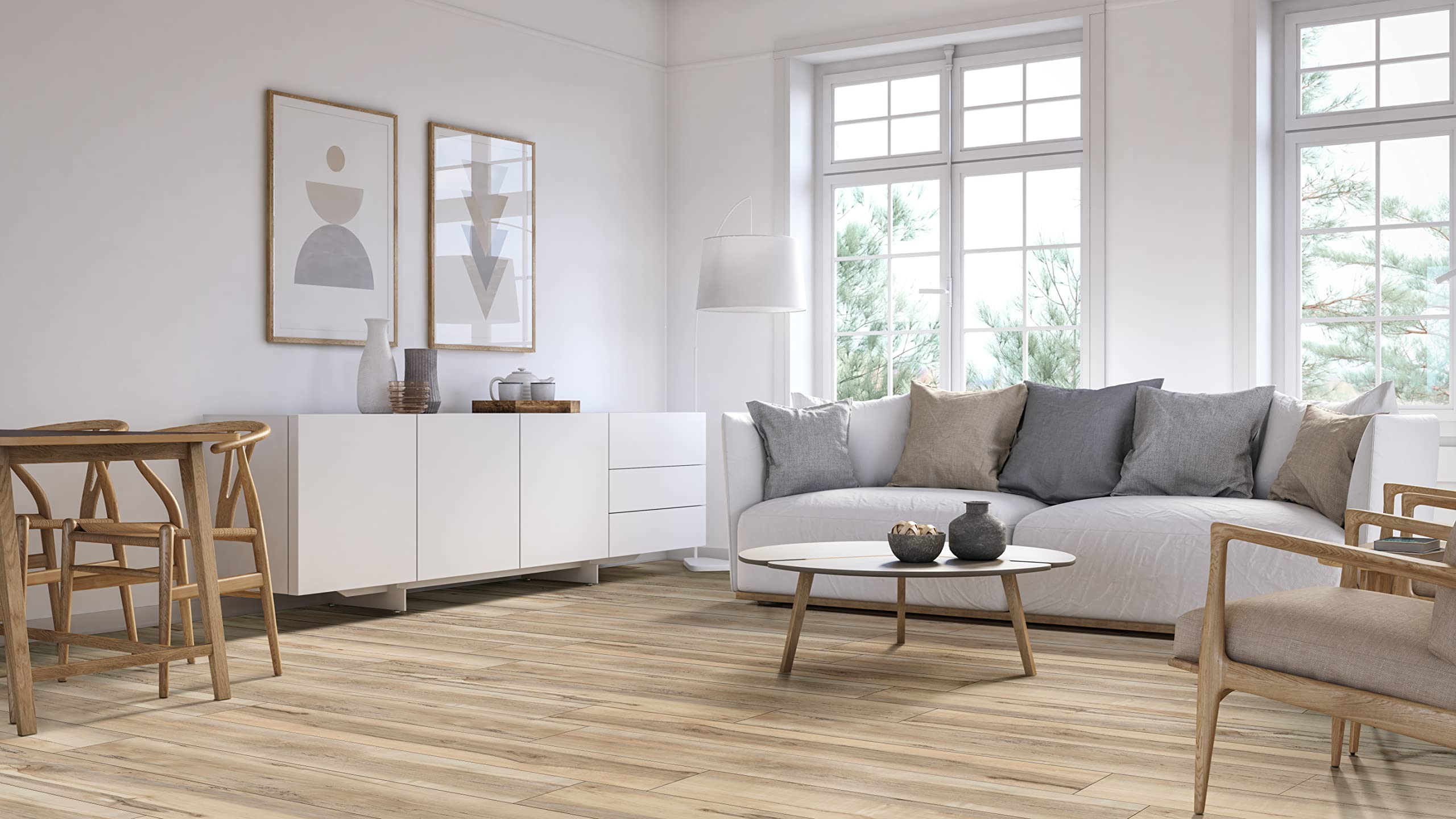 MSI McKenna Luxus Vinyl Boden – Wasserdichter Klickboden In Digby Grau