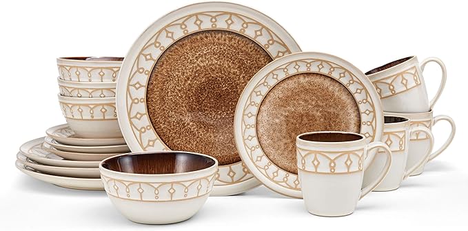 Pfaltzgraff® Remi 16-Piece Dinnerware Set Round Beige