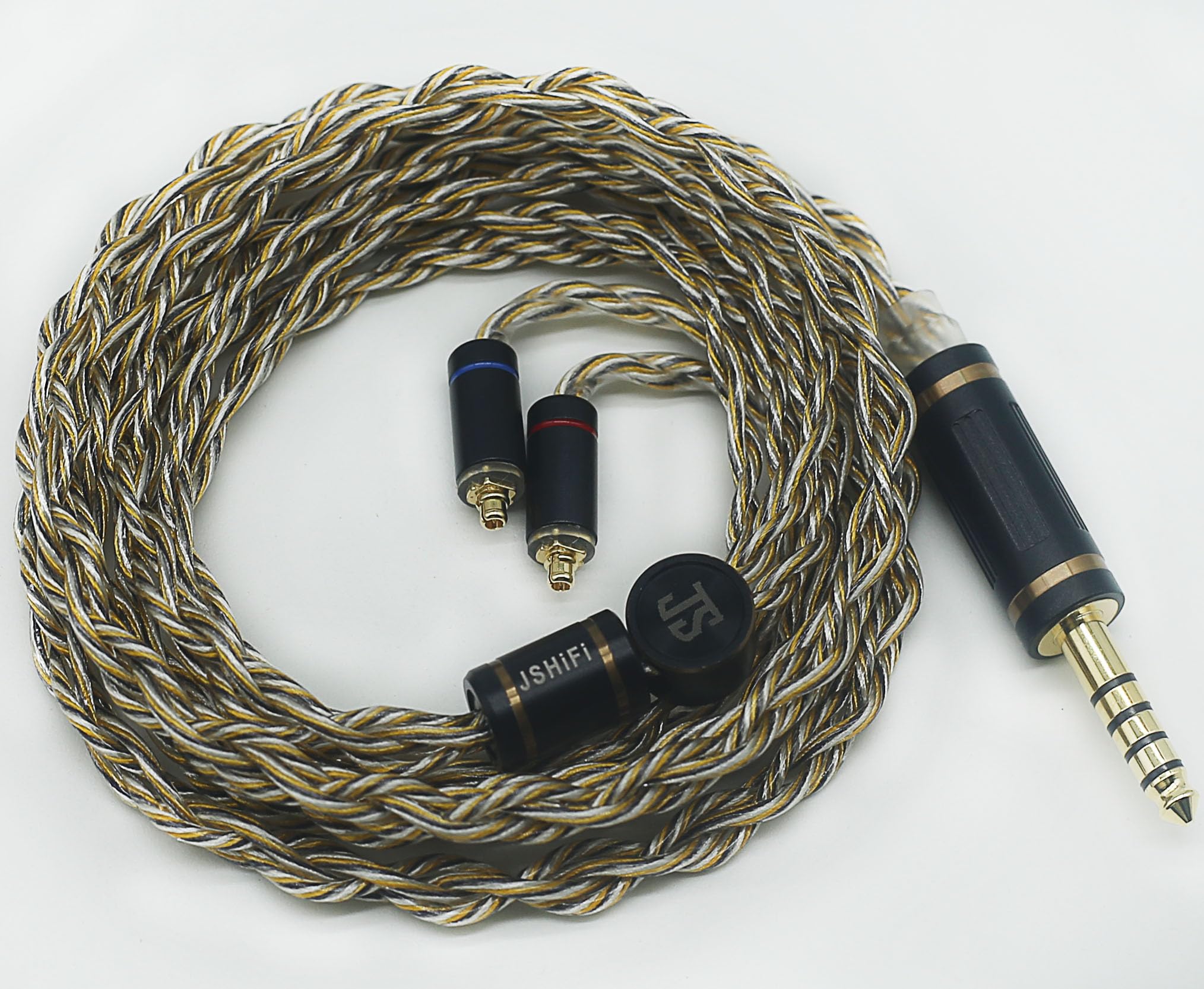 【JSHiFi-Jupiter】MMCX4.4mmリケーブル 4芯金メッキと銀メッキとグラフェン線材 MMCXイヤホンアップグレードケーブル 4.4mmイヤフォン交 Amazon | 【JSHiFi-Jupiter】MMCX4.4mmリケーブル 4芯金メッキと銀