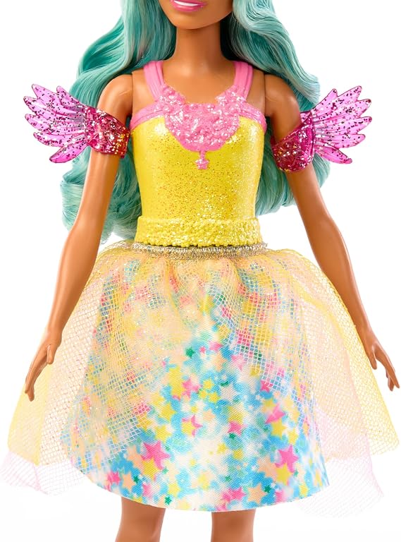 Barbie A Touch of Magic Doll & Accessories, Teresa with Fantasy Outfit, Pet, Leash & Styling Accessories, JCW51