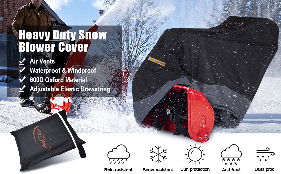 Snow Blower Cover,Heavy Duty 840D Snowblower Covers Waterproof Outdoor