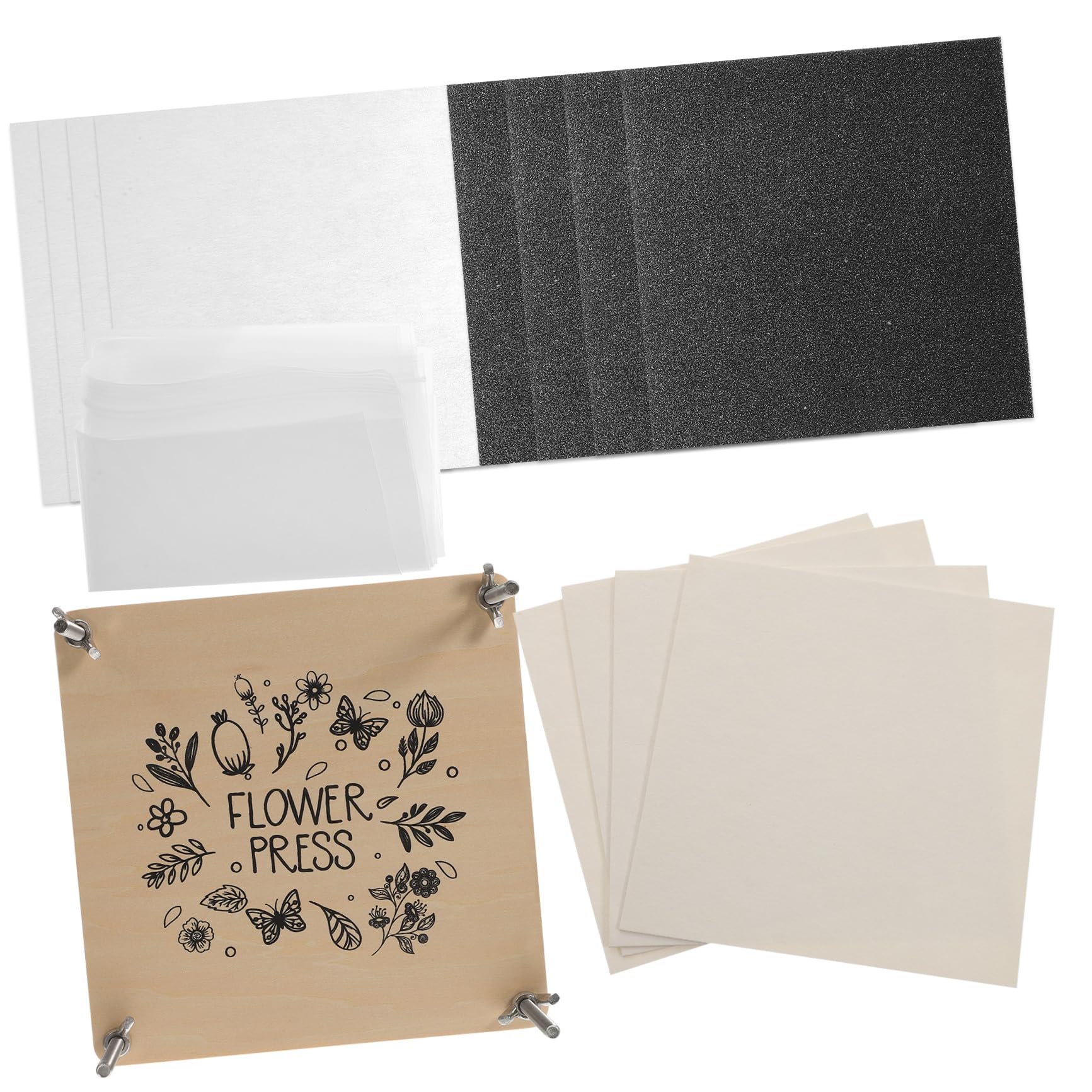 Toddmomy Blumenpresse Aus Diy Blattpresse Für Blumen Und Pflanzenteile Mit Werkzeugen Zum Trocknen Für Erwachsene Und Junge Mädchen Outdoor-aktivitäten Und Naturstudien