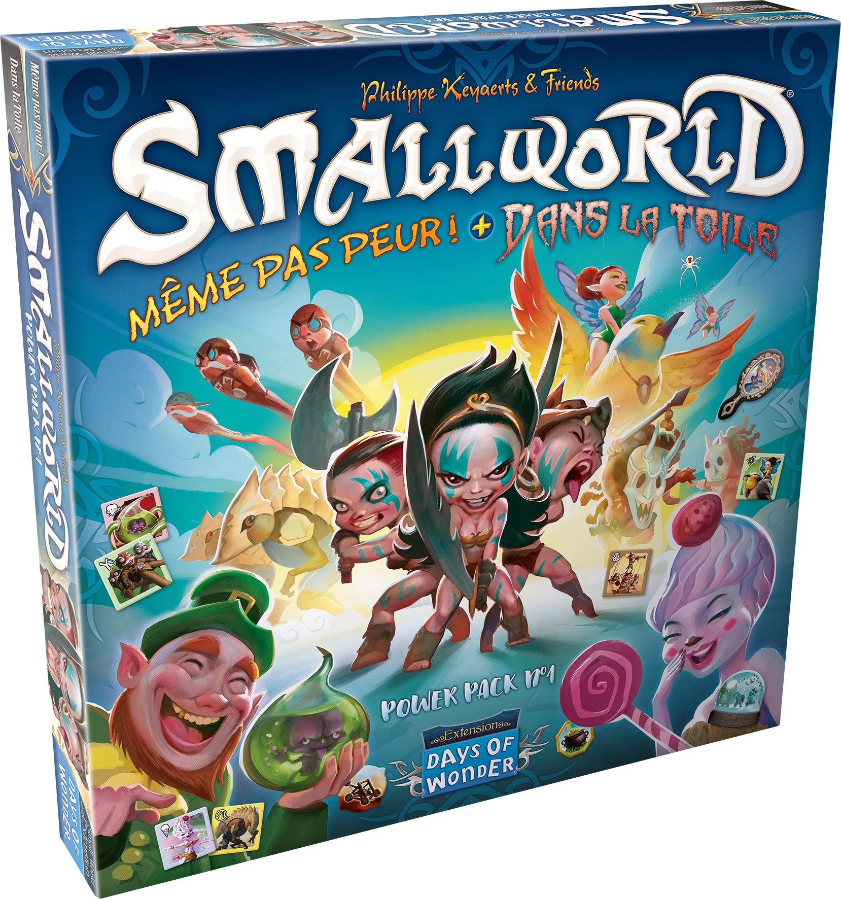 Small World Days of Wonder Extension Power Pack n. 1 - Nemmeno Paura + sulla Tela | Gioco da Tavolo