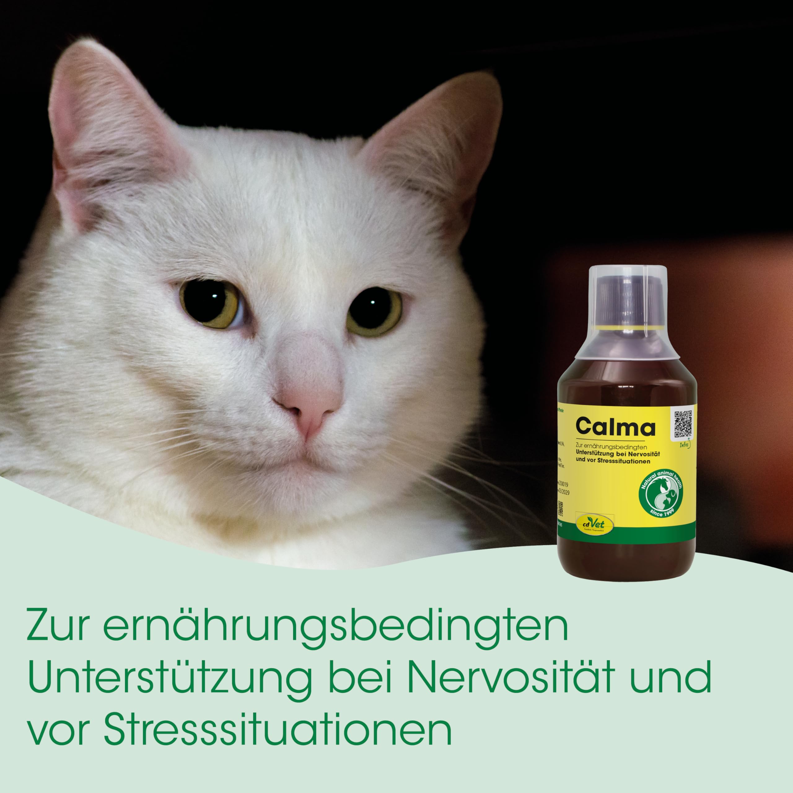 CDVet Calma Lösung für Hunde und Katzen bei Nervosität und vor Stresssituationen., 100 ml Soluzione