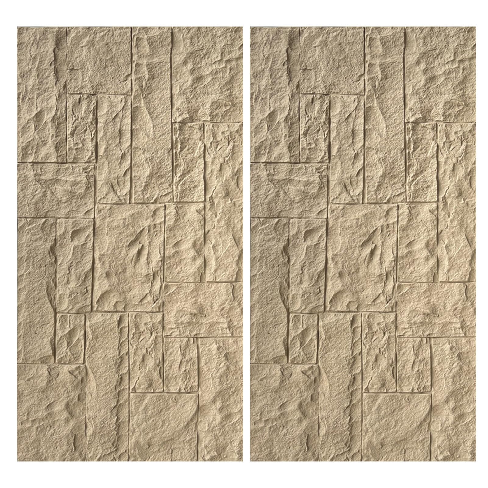 Paneles de pared imitación piedra con relieve realista 3D y acabado texturizado premium