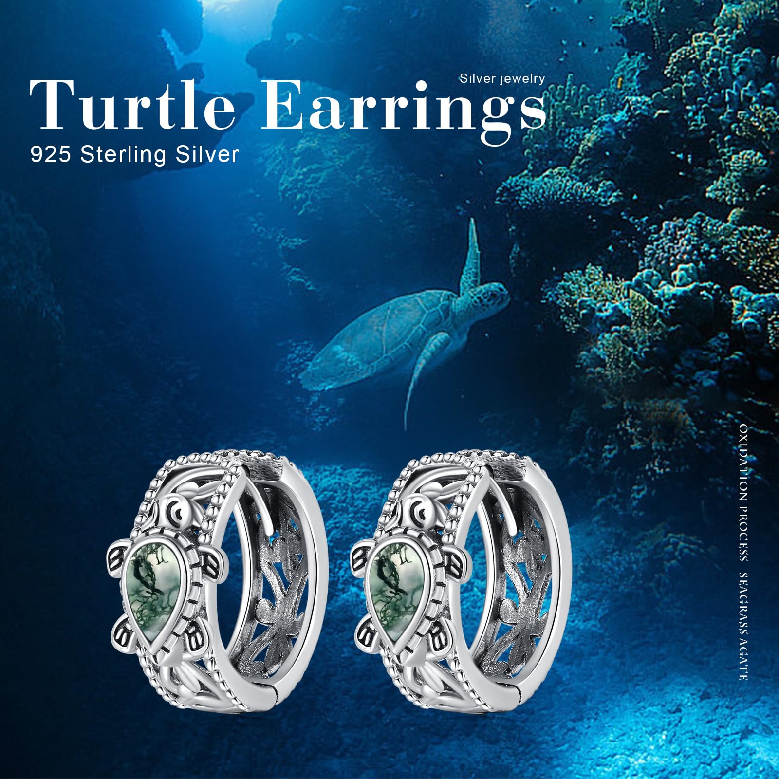 AOVEAO Pendientes de plata de ley 925 con diseño de tortuga, elefante, colibrí, flamenco, hipoalergénicos, joyería diaria para mujeres y niñas