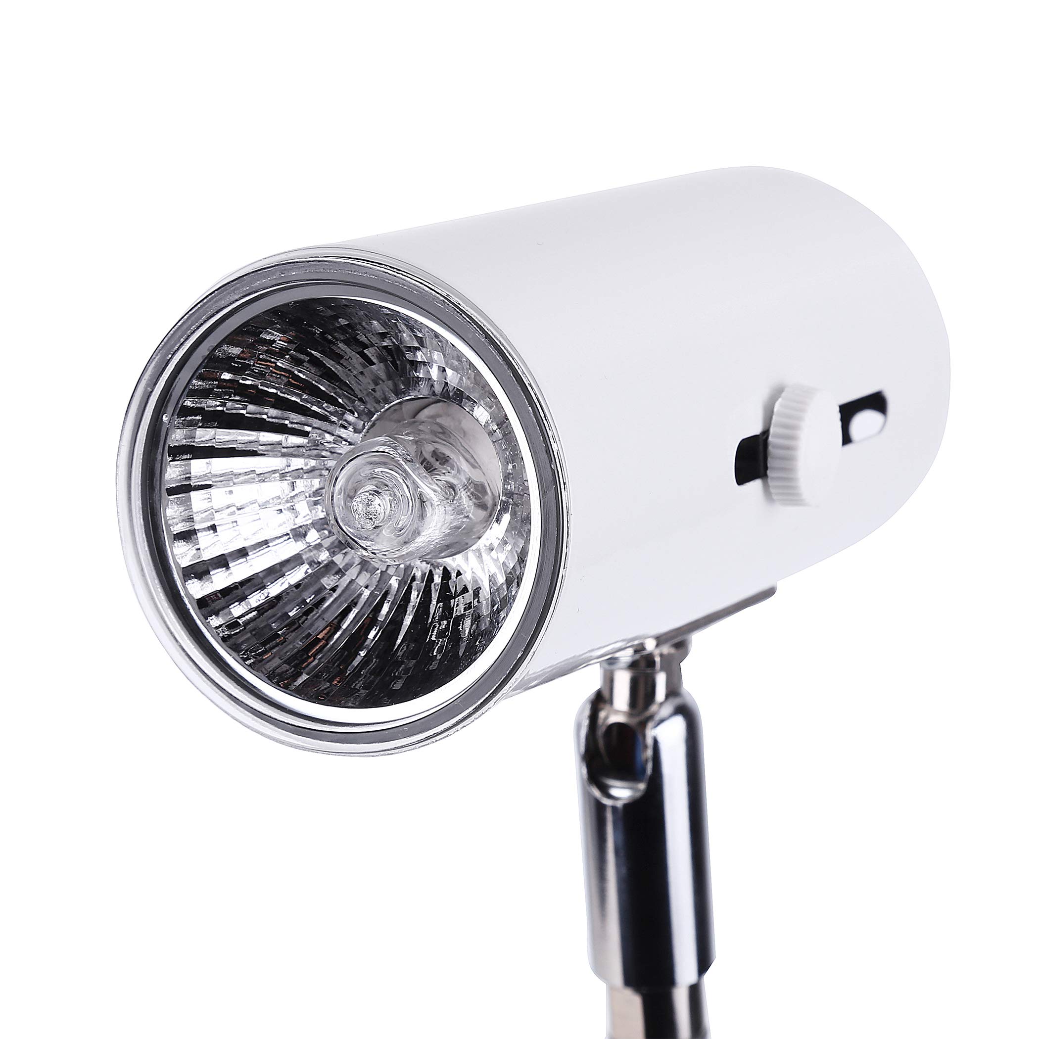 (2 Pack) CalPalmy UVA and UVB Light and Heat Lamp CE Certified White