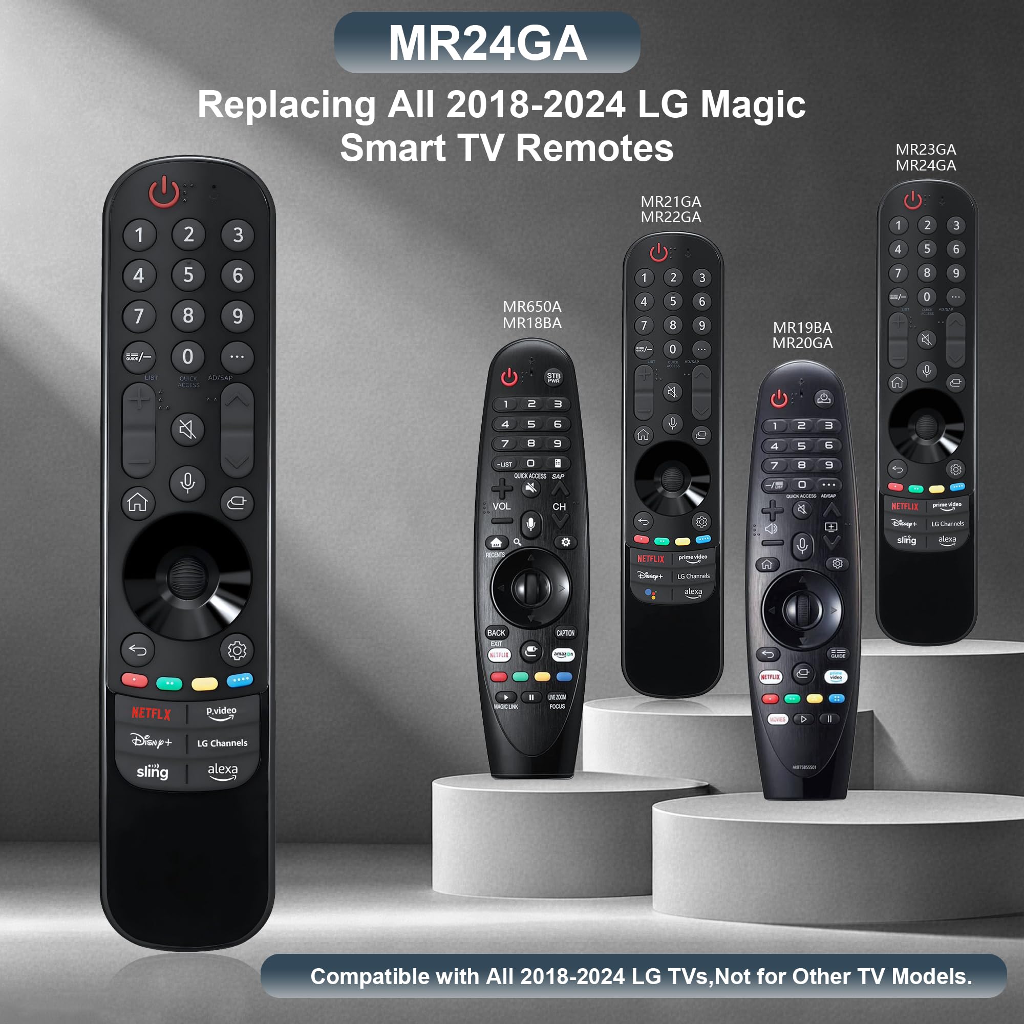 Repuesto para mando a distancia LG TV, control remoto LG 2019-2025 para