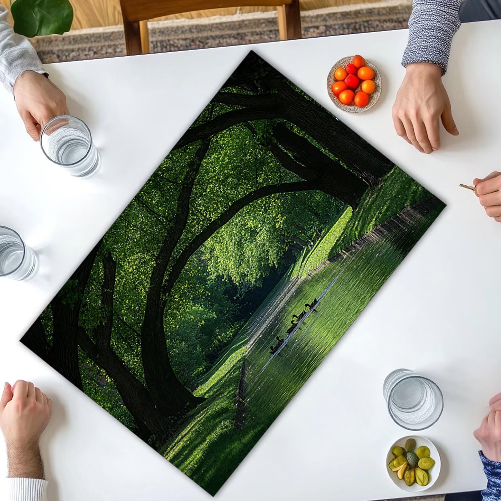 4000 puzzli dla dorosłych, leśne puzzle dla dorosłych, 4000 sztuk, drewniane puzzle z kolorowym pudełkiem, rodzinne gry edukacyjne, prezenty, dekoracja ścienna domu, motyw: (krajobraz), -3620