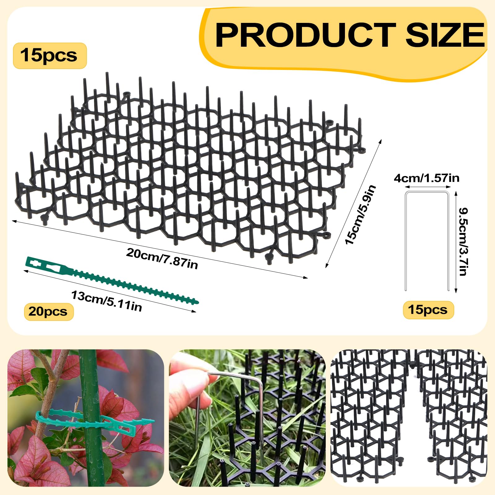 2 Rouleaux De 200 X 30 C Tapis Anti-Chat Avec Pointes Epêcher Les