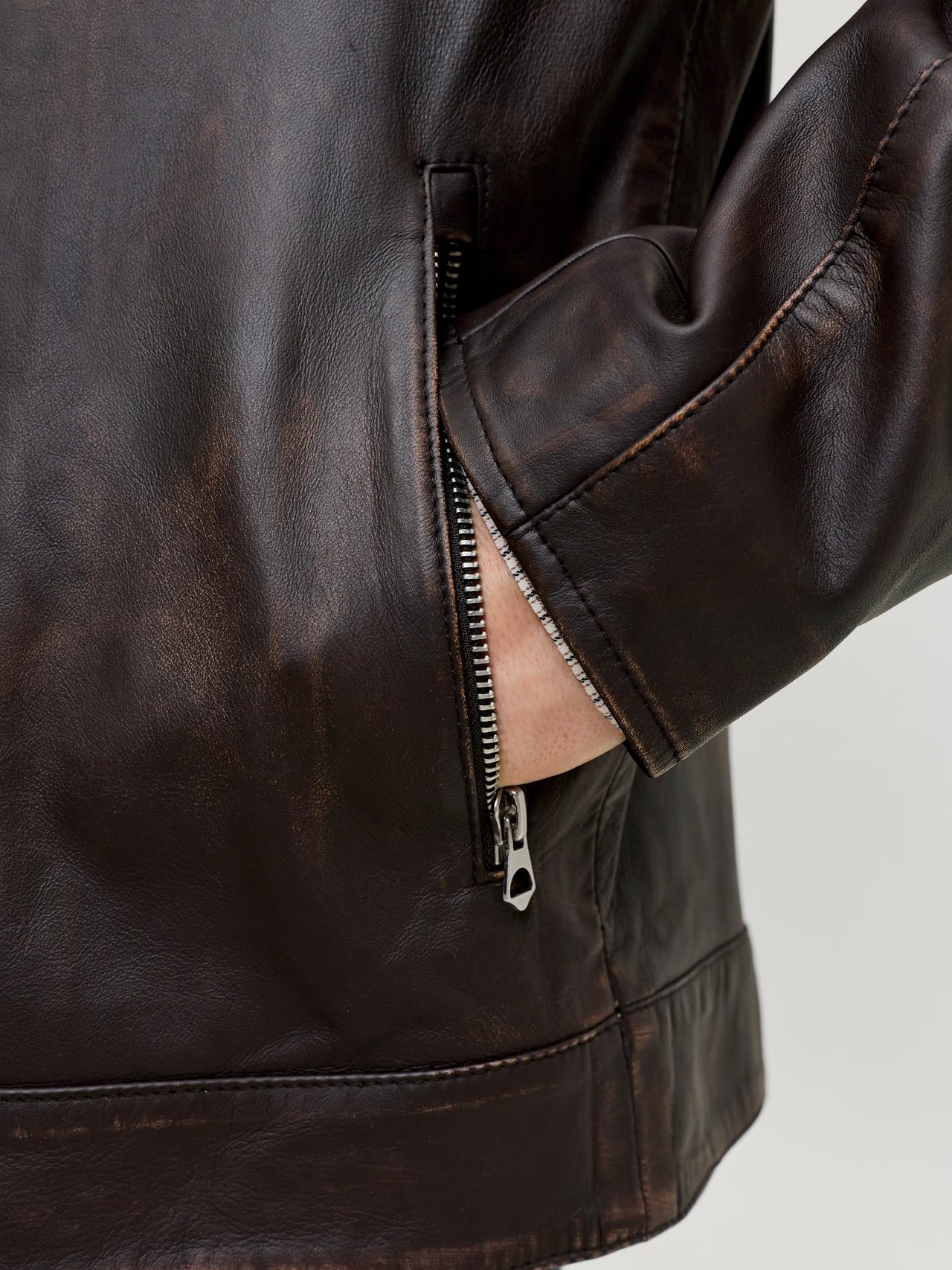 JACK & JONES Giacca In Pelle