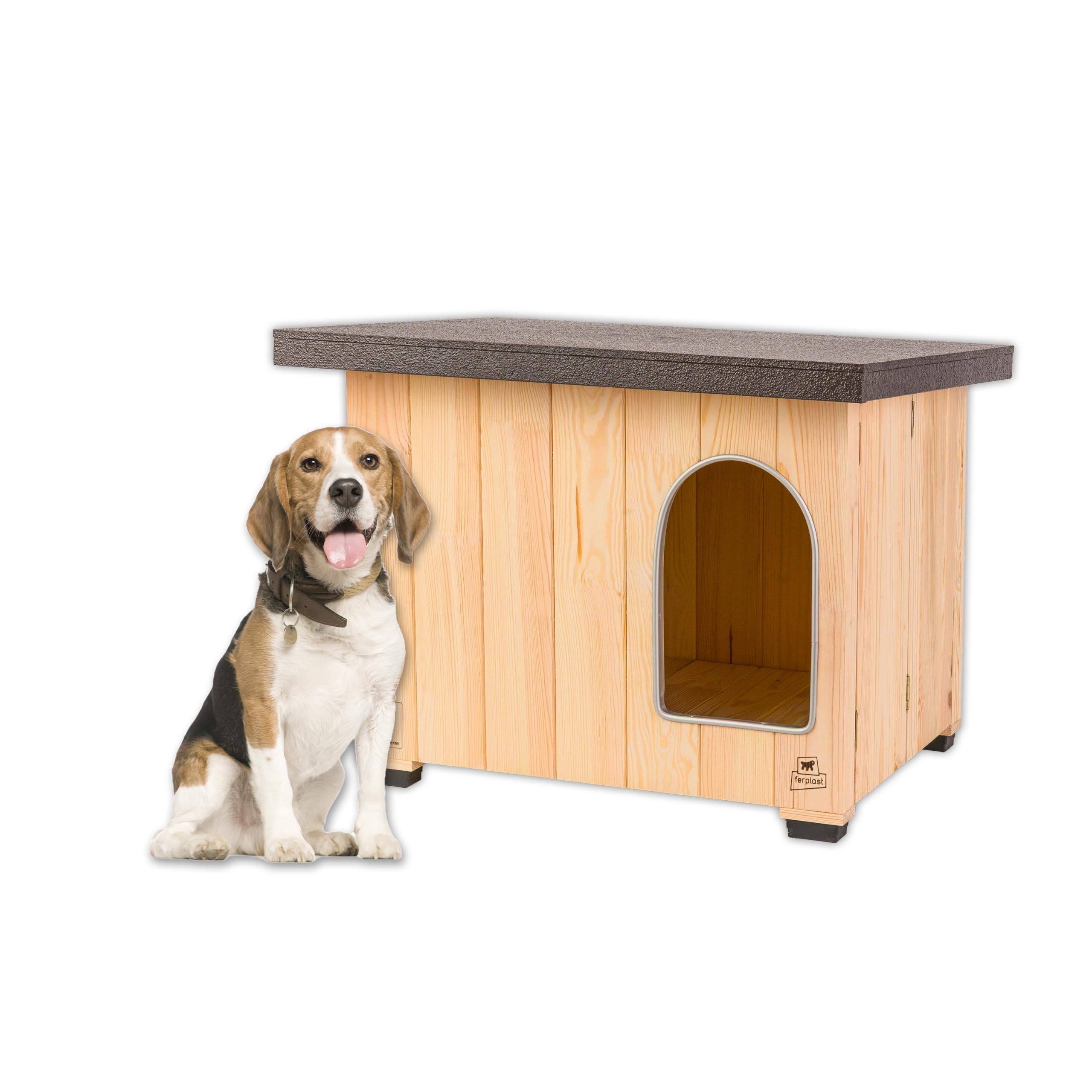 ferplast niche chien bois extérieur