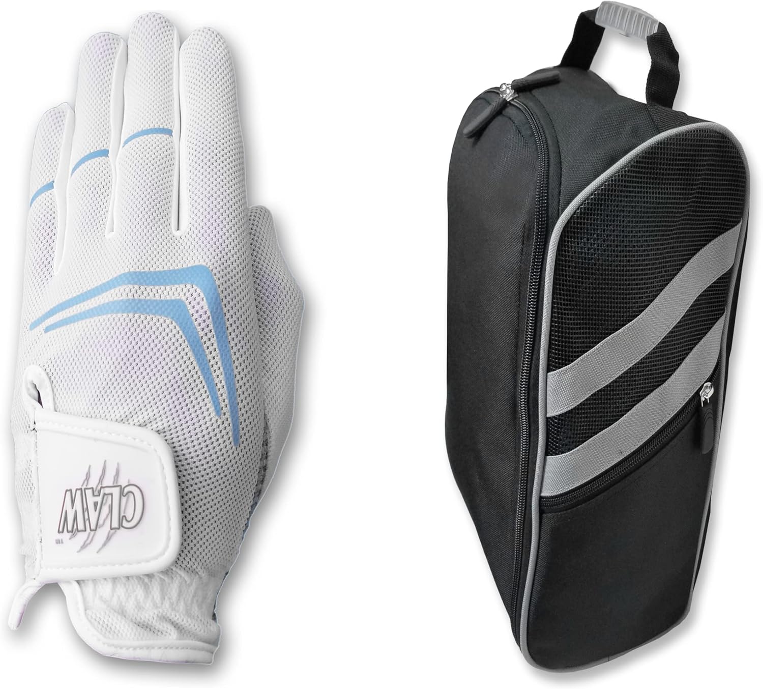 CaddyDaddy Claw Golf Glove for Women & Modern Golf Shoe Bag