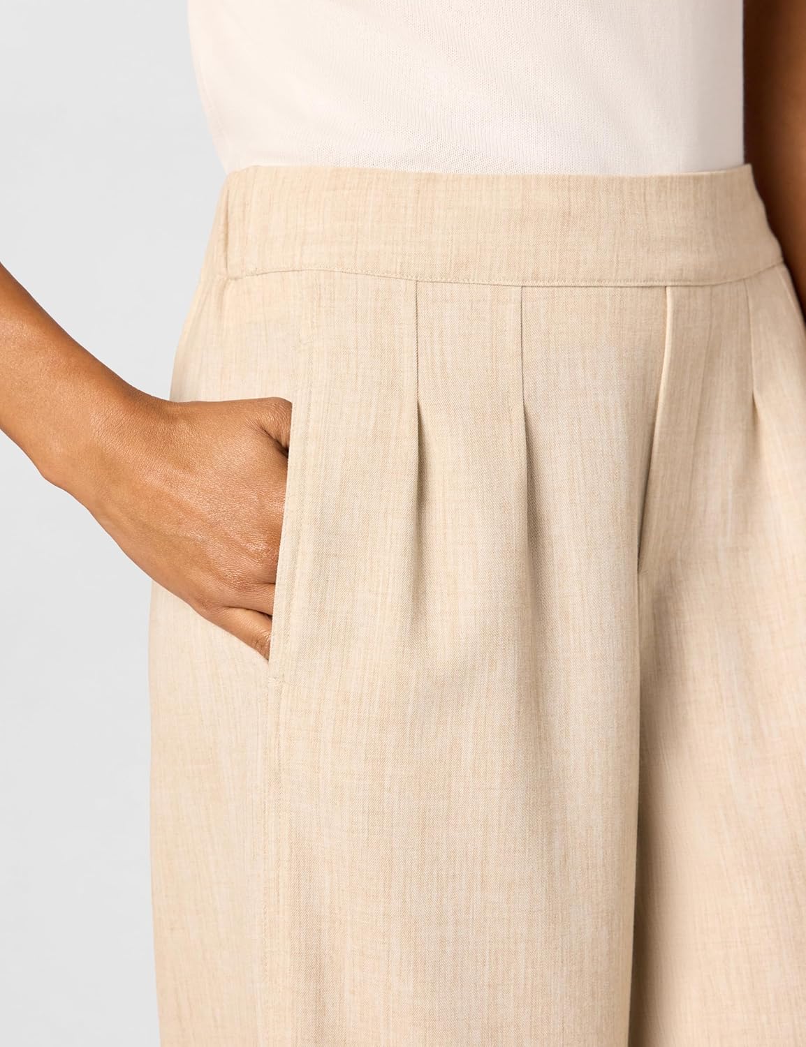 NIC+ZOE Women's 31" Bi-Stretch Twill Wide-Leg Pant