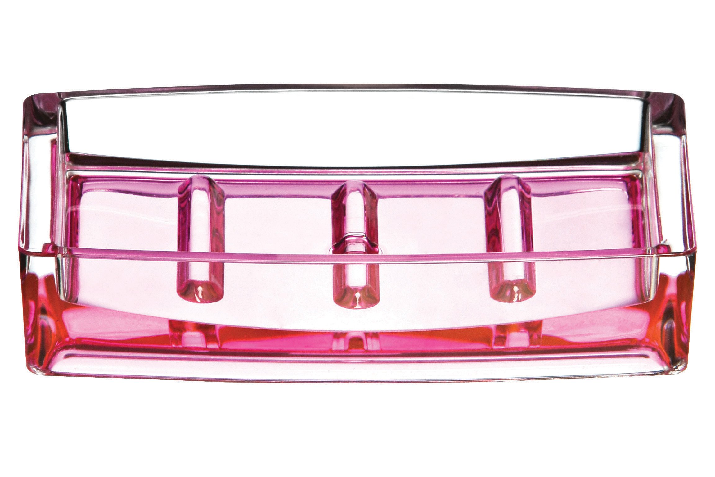Orsina Hot Pink Plastic Soap Dish from B&Q