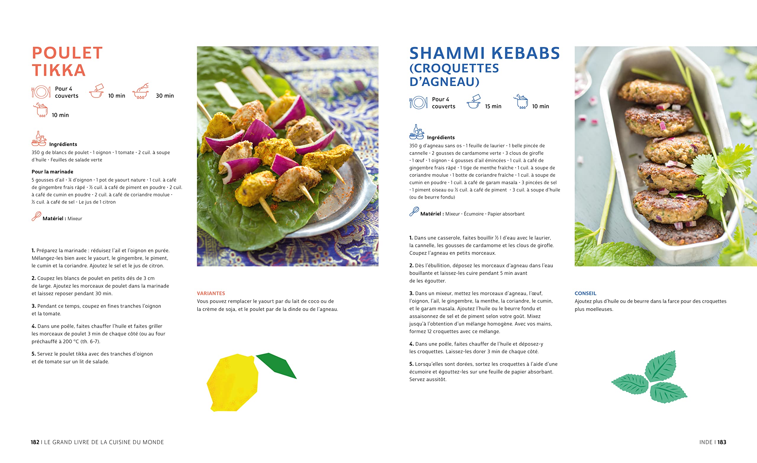 Cuisines du monde: 5 continents, 500 recettes