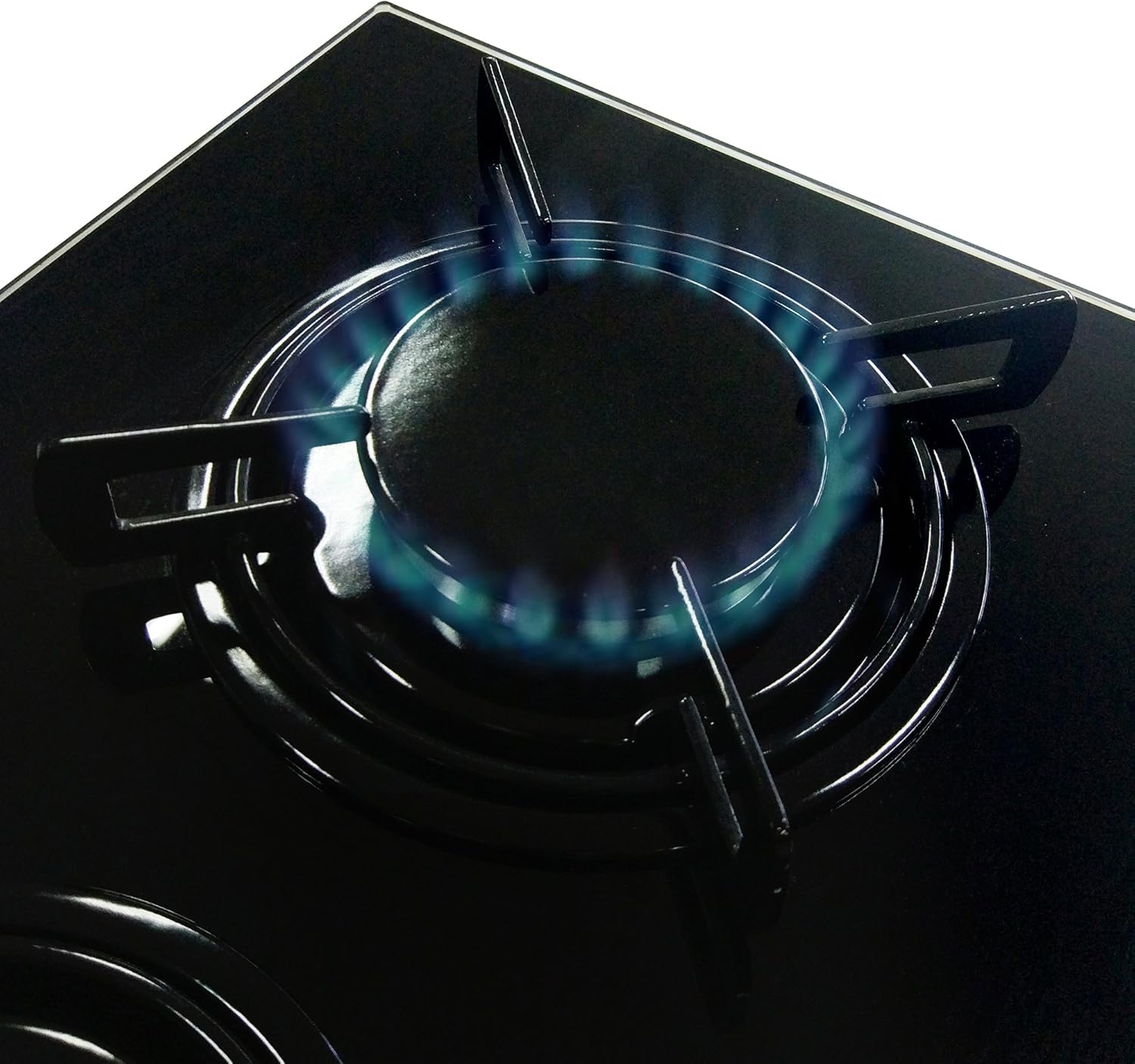 Arebos Cucina Piano Cottura a Gas | Vetroceramica | 2 Fuochi per Gas Naturale | 30 cm Arebos Cucina Piano Cottura a Gas | Vetroceramica | 2 Fuochi per Gas Naturale | 30 cm