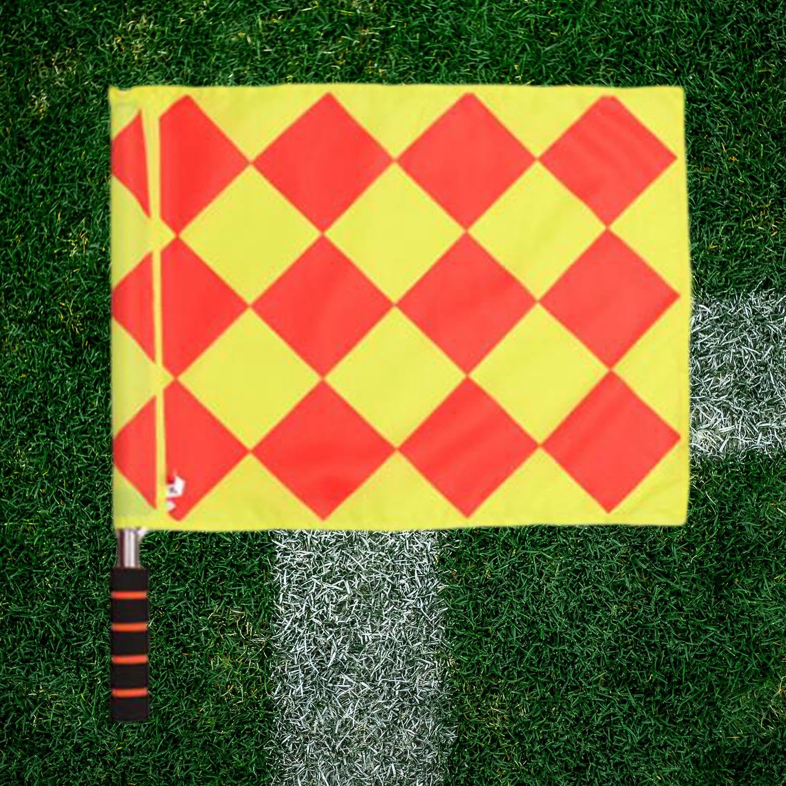 RNXRZANK Flag for Referees with Sponge Handle for Sports Training, Small Square