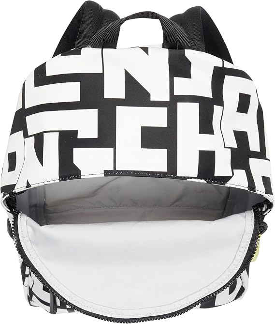 LongChamp Women's LGP Black White Logo Large Backpack