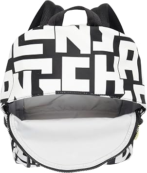 LongChamp Women's LGP Black White Logo Large Backpack