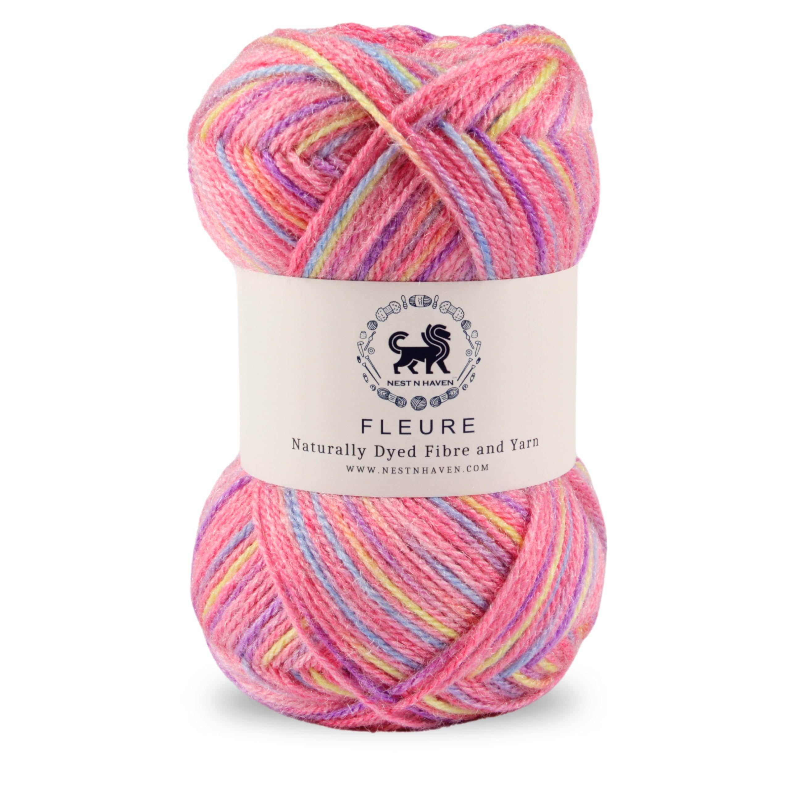 Nestnhaven Acrowools Fleure Hand Knitting and Crochet Yarn. Pack of 1 Ball - 100gms. Shade no - NNHF (Multicolor16) (B0D2JPCXN2) Amazon Price History, Amazon Price Tracker