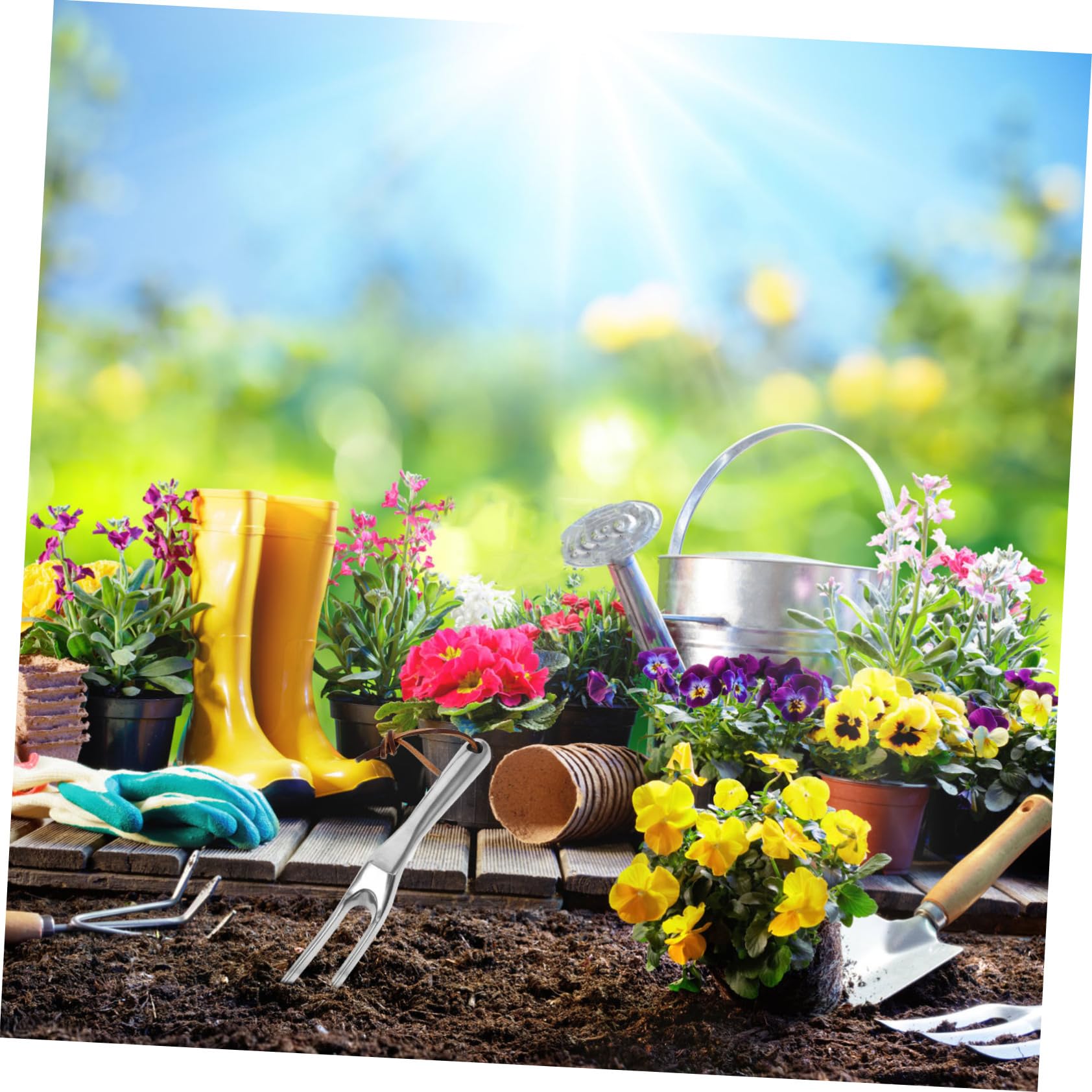 SHINEOFI 3 Rastrillos Manuales para Aflojar La Tierra para Jardín Paisajismo Mini Rastrillo para Setos Herramienta para Desherbar Herramientas De Jardinería Rastrillo para Plantar