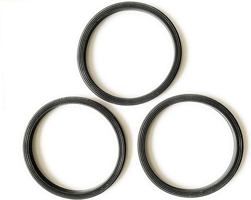 Junta de repuesto compatible con licuadora NutriBullet Rx 1700 W de 4 pulgadas de diámetro, color negro (después de la parte del mercado), paquete