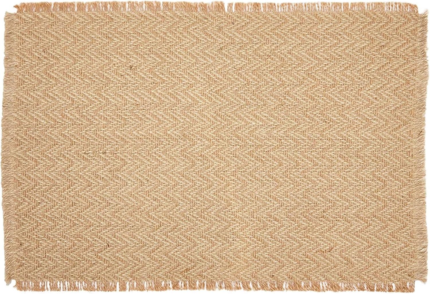 Woven Placemats for Dining Table, Bohemian Style Home Décor (19 x 13 in, 6 Pack)