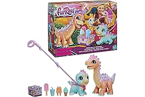 Snackin' Sally's Ice Cream Party Electronic Pet: Walk Along Your Fur Real Tiger Friend