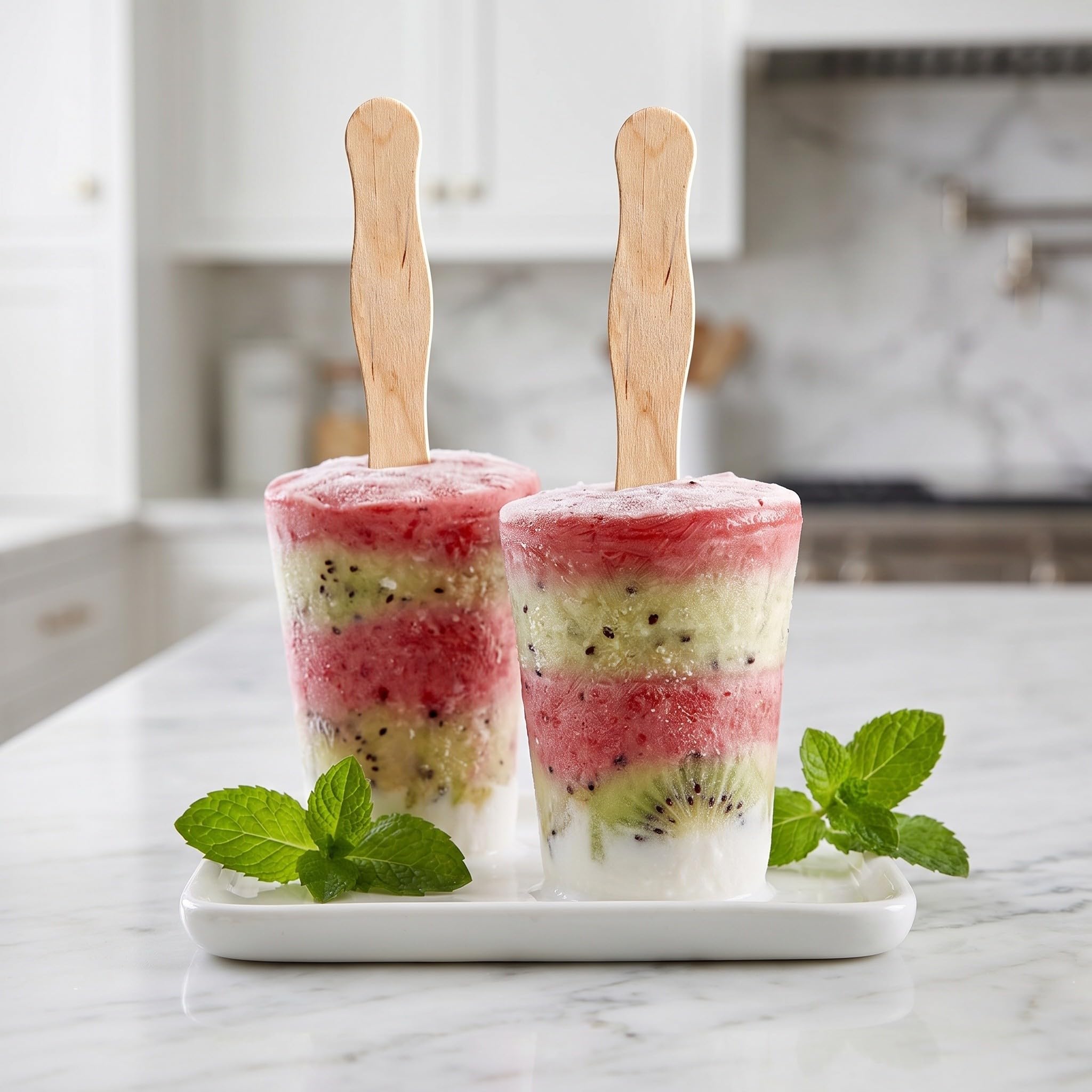 Lurrose 200 palitos ondulados para helados, 8 pulgadas. | Palitos de madera para programas de boda, mezcla de pintura para proyectos de bricolaje, materiales para maquetas y manualida